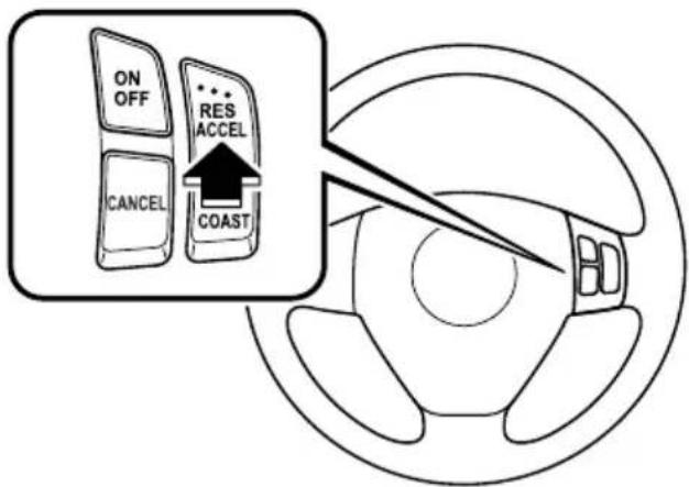 MAZDA speed 3 (2007) - Pourrétablirlavitésdede croisièreaunevitessesupérieure à30km/h(19mi/h) - 1