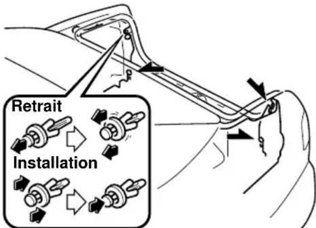 MAZDA speed 3 (2007) - Clignotantsarriere(4portes) - 2