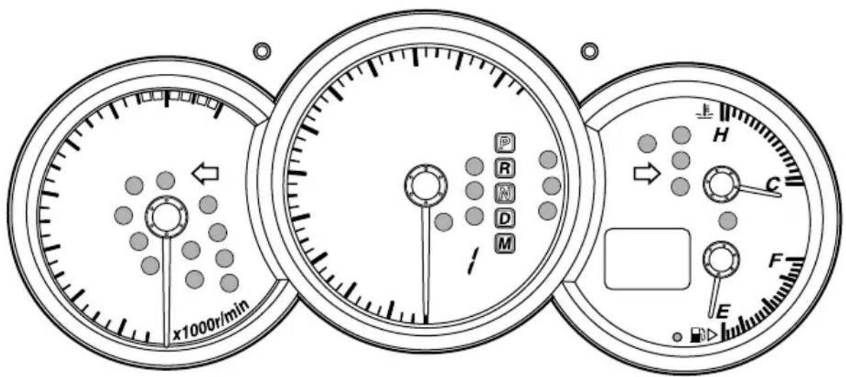 MAZDA speed 3 (2007) - Voyants/témoins - 1