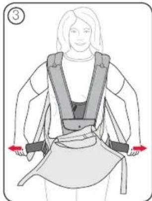 Britax-Römer Baby Carrier - Nasazení nosítka na dítě - 1