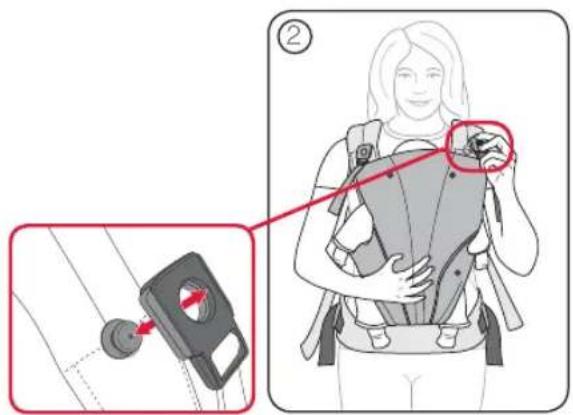 Britax-Römer Baby Carrier - Vauvan kiinnittäminen - kasvot sisäänpäin - 2