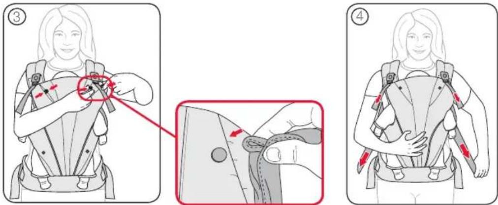Britax-Römer Baby Carrier - Sikring av babyen - Ansiktet rettet innover - 1