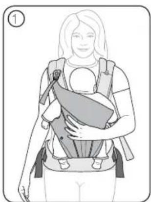 Britax-Römer Baby Carrier - Sådan sikrer du din baby – ansigtet indad - 1