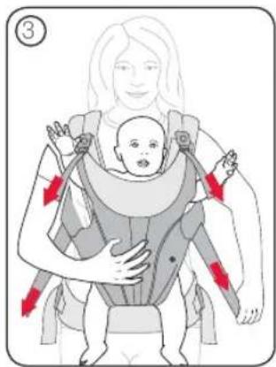 Britax-Römer Baby Carrier - Sikring av babyen - Ansiktet rettet utover - 1