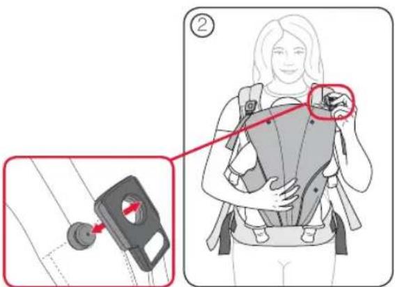 Britax-Römer Baby Carrier - Placera barnet inåt på ett säkert sätt - 2