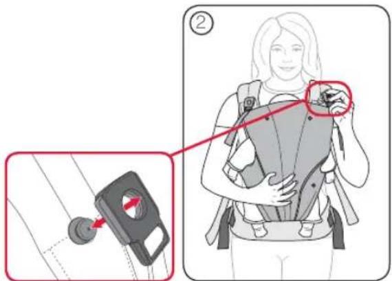 Britax-Römer Baby Carrier - Sikring av babyen - Ansiktet rettet innover - 2