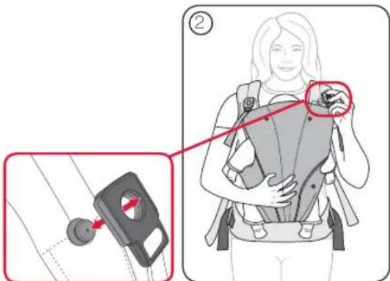 Britax-Römer Baby Carrier - Zajištění dítěte - obličejem směrem dovnitř - 2