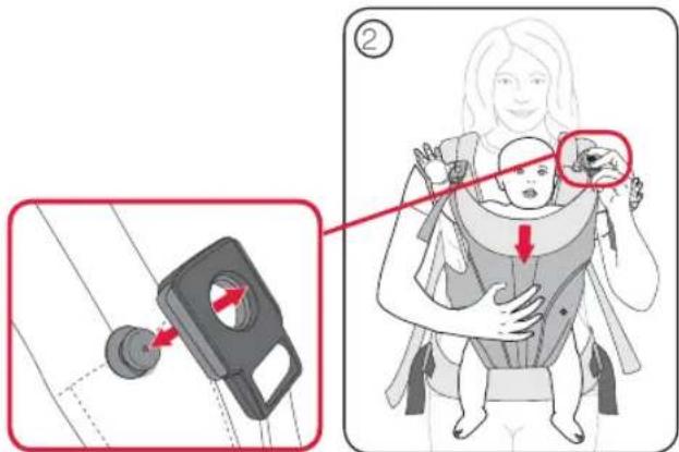 Britax-Römer Baby Carrier - Vauvan kiinnittäminen - kasvot ulospäin - 3