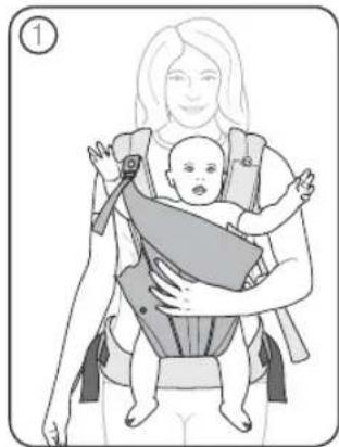 Britax-Römer Baby Carrier - Vauvan kiinnittäminen - kasvot ulospäin - 2