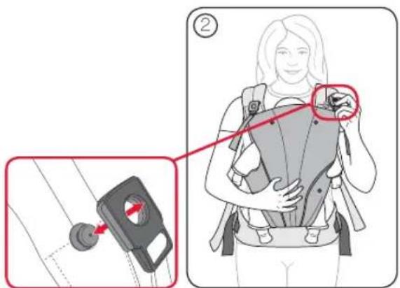 Britax-Römer Baby Carrier - Securing Your Baby - Inward Facingn - 2