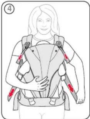 Britax-Römer Marsupiu - Kudikio prisegimas veidu i vidu - 3
