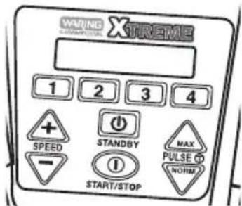 Waring Commercial MX1000XTS - MX REPROGRAMMABLE CONTROL SETTINGS - 1