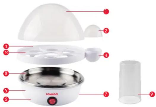 Tomado TM2463 - DESCRIPTION DES PIECES - 1