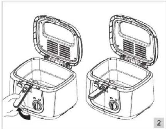BESTRON ADF4000HR - No use grasa solida (bloques) Sólo utilise aceite o grasas liquidas especialmente adecuadas para freir - 1