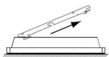 ATLANTIC F18 - 2-1)Releasetheappliance'shock-onbracket - 3