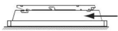 ATLANTIC F18 - 2-1)Releasetheappliance'shock-onbracket - 2
