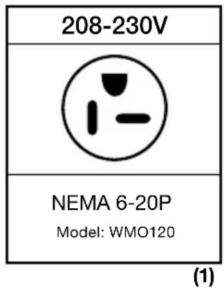Waring Commercial WMO120 - DANGER: Electric Shock Hazard - 1