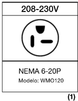 Waring Commercial WMO120 - PELIGRO: riesgo de electrocución - 1