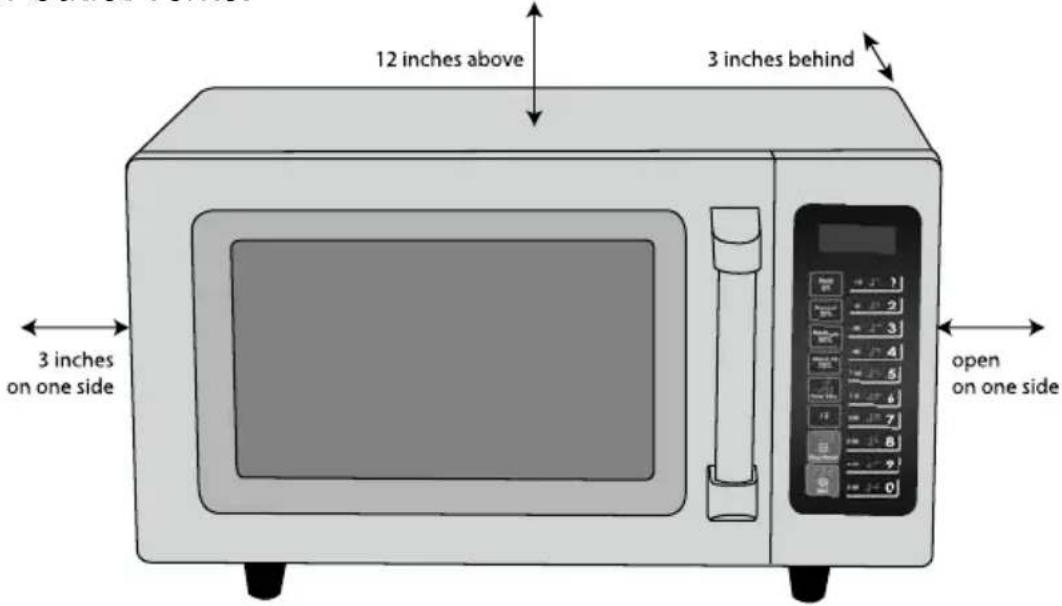Waring Commercial WMO90 - INSTALLATION - 1