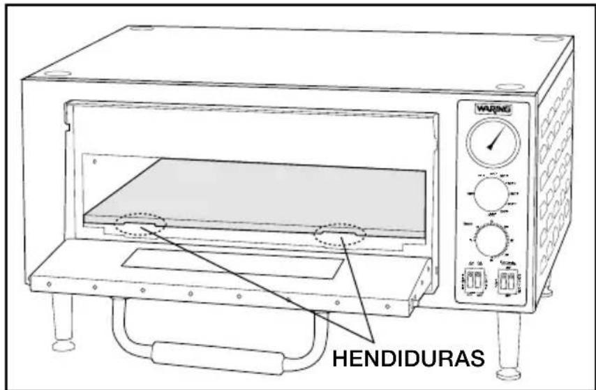 Waring Commercial WPO500 - PREPARACION/INSTALLACION DE LA PIEDRA PARA PIZZA DE CERAMICA - 2