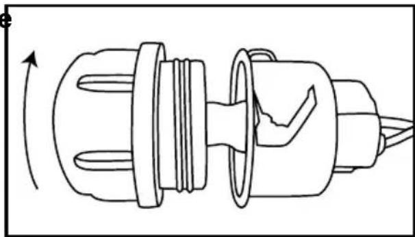 Waring Commercial WPO500 - INSTALLATION/REPLACEMENT DE L'AMPOULE D'ÉCLAIRAGE - 1