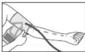 SANITAS SBM 22 - Attaching the cuff - 2