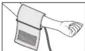 SANITAS SBM 22 - Attaching the cuff - 1