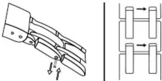 Detomaso Spacy Timeline Modell 1 - Armbänder mit Stifte: - 1