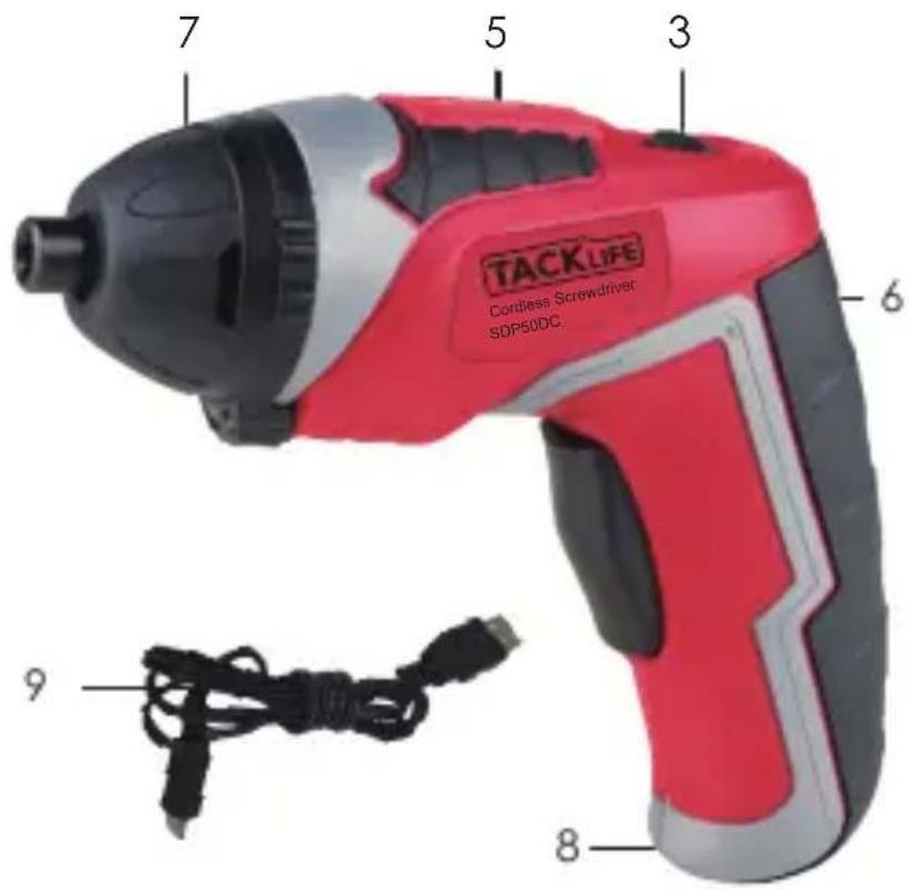 Tacklife SDP51DC - Technical data - 1