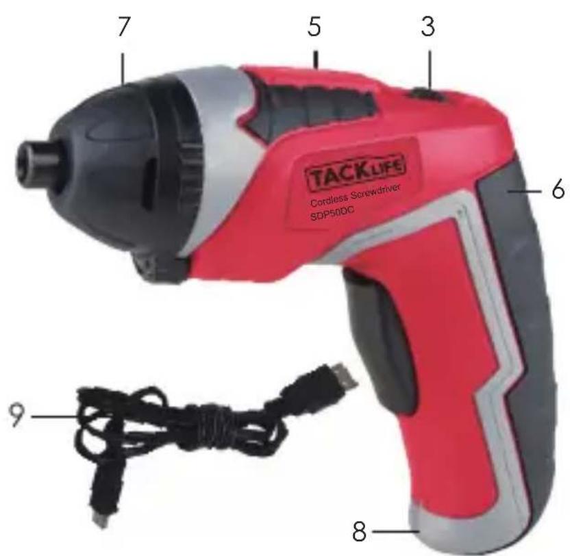 Tacklife SDP51DC - Dati tecnici - 1