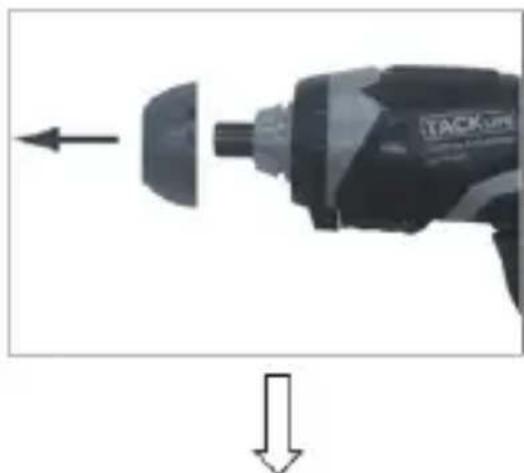 Tacklife SDP51DC - Benutzen Sie die Maschine mit dem Winkel-Adapter - 1
