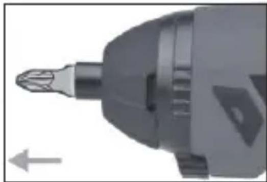 Tacklife SDP51DC - Einfugen von Bohrkopf - 1