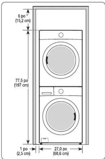 SAMSUNG WF42H5200AW - Avec un socle ou un kit de superposition facultatif - 3