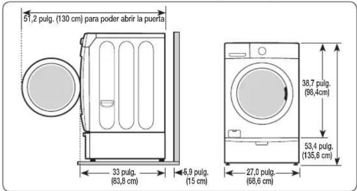 SAMSUNG WF42H5200AW - Con pedestal o kit de apilamentosonianales - 1