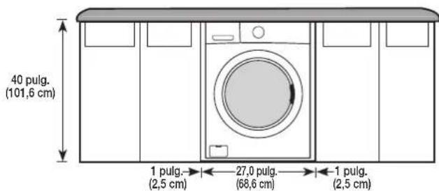 SAMSUNG WF42H5200AW - Instalación bajo contador (sólo lavadora) - 1