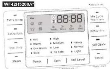 SAMSUNG WF42H5200AW - SELF CLEAN+ - 1