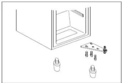 ELECTROLUX EJF3350AOW - Cambio del sentido de aperture de la puerta - 5