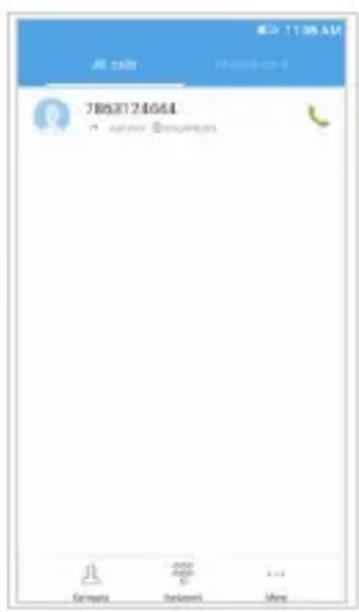 BLU Vivo 5R - Options d'appeel - 2