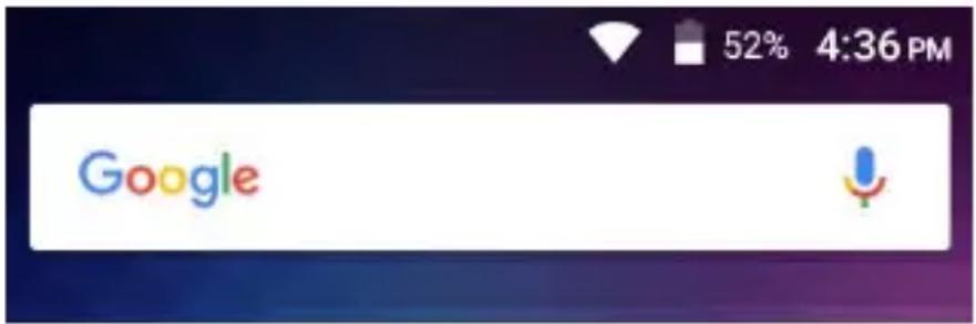 BLU Vivo 5R - Zone de notification - 1