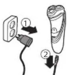 PHILIPS S3130 - Opladen met de adapter - 1