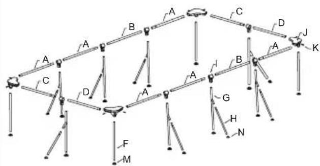 BESTWAY Steel Pro 56405 - ESTSTRUCTURA - 1