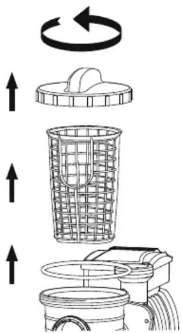 BESTWAY Hydrium 56384 - CLEANING THE STRAINER - 1