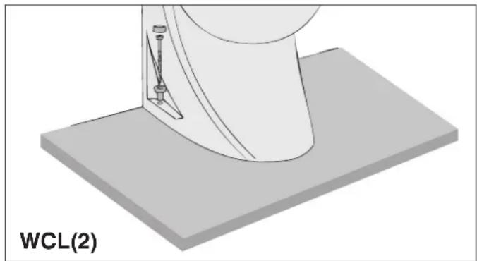 Vetus WC12L2 - Bevestiging van het toilet op het dek - 2