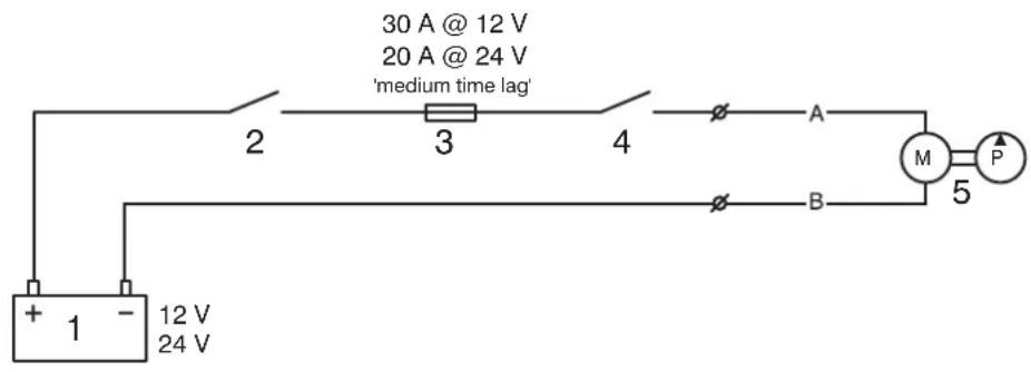 Vetus WC12L2 - Schema di collegamento - 1