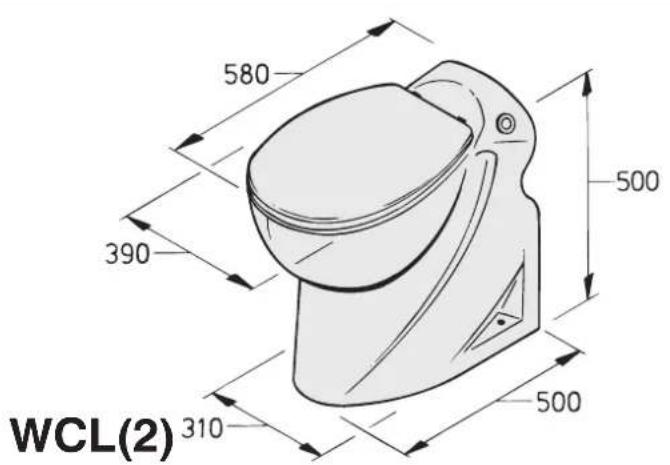 Vetus WC12L2 - Dimensioni principali - 3