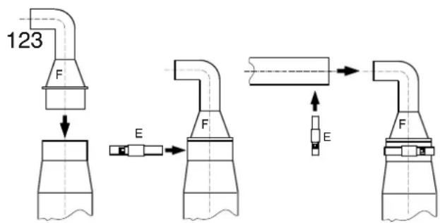 Vetus WC110L - Desagüe - 2