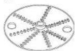 Waring Commercial WFP16SCD - THE PARTS - 4