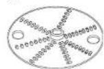 Waring Commercial WFP16SCD - PIECES - 4