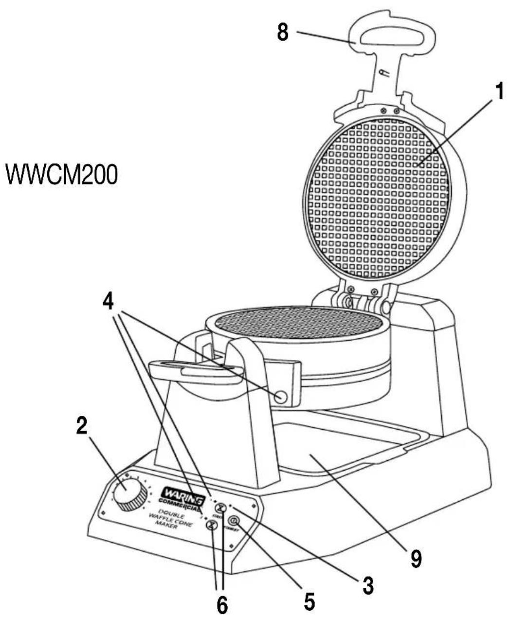 Waring Commercial WWCM200 - Bouton STANDBY - 1
