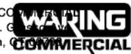 Waring Commercial WW180 - GARANTIE LIMITEE D'UN AN - 1